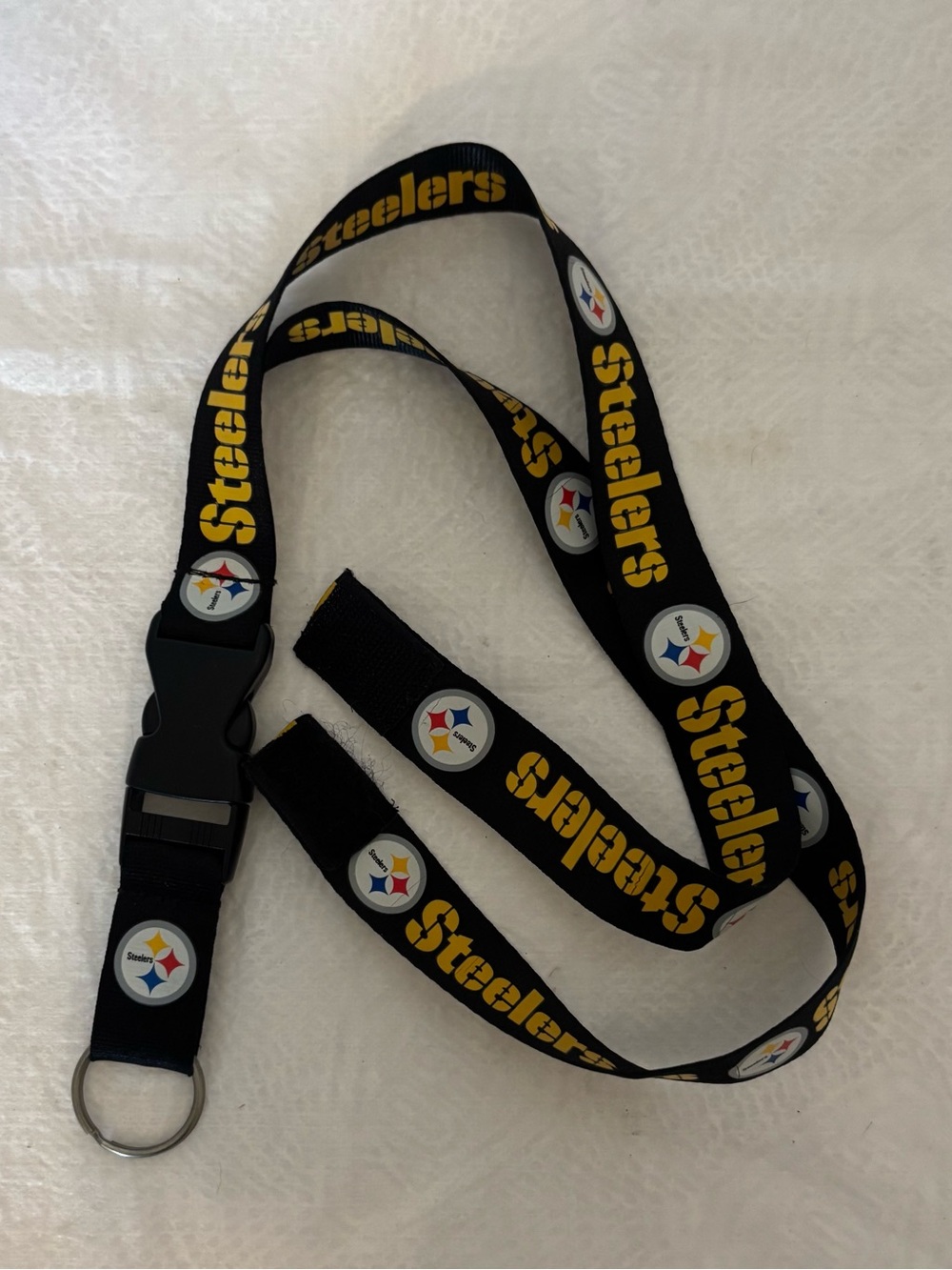Steelers Lanyard with Quick-Release Buckle